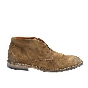 Ernesto Dolani Low-Cut Cognac Suede Shoes With Refined Silhouette - NWT